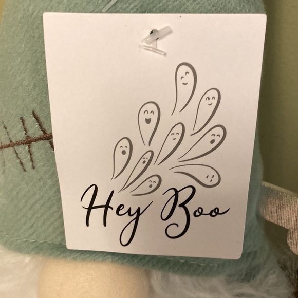 NWT HEY BOO PLUSH FRANKENSTEIN HALLOWEEN GNOME - Picture 6 of 8